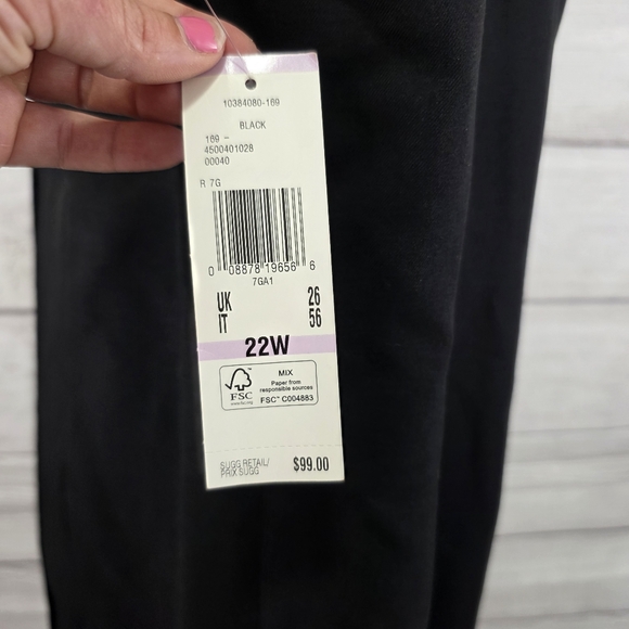 Kasper Seperates Plus Size Black Sleeveless Sheath Dress - Picture 4 of 11